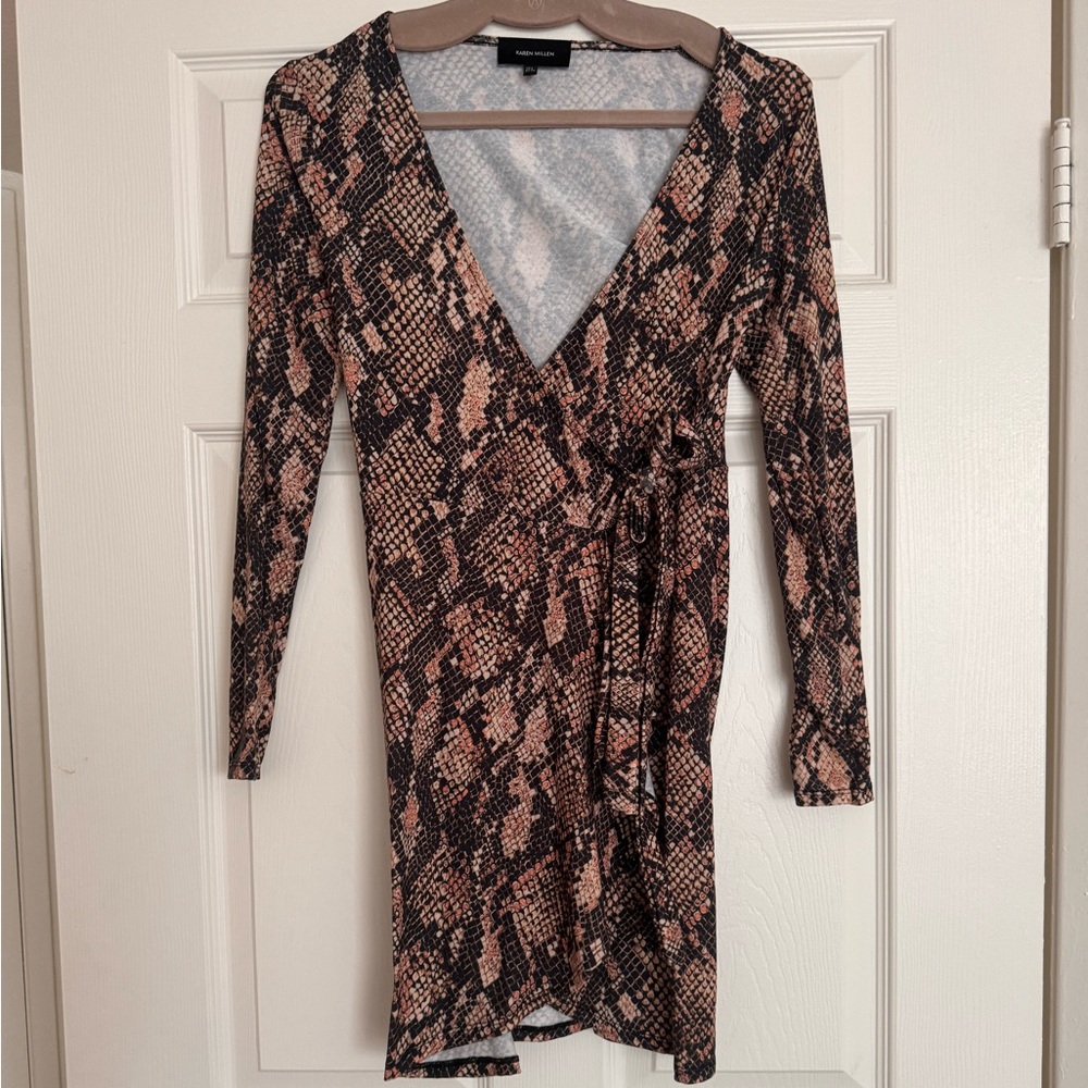 Elegant Karen Millen snake print dress